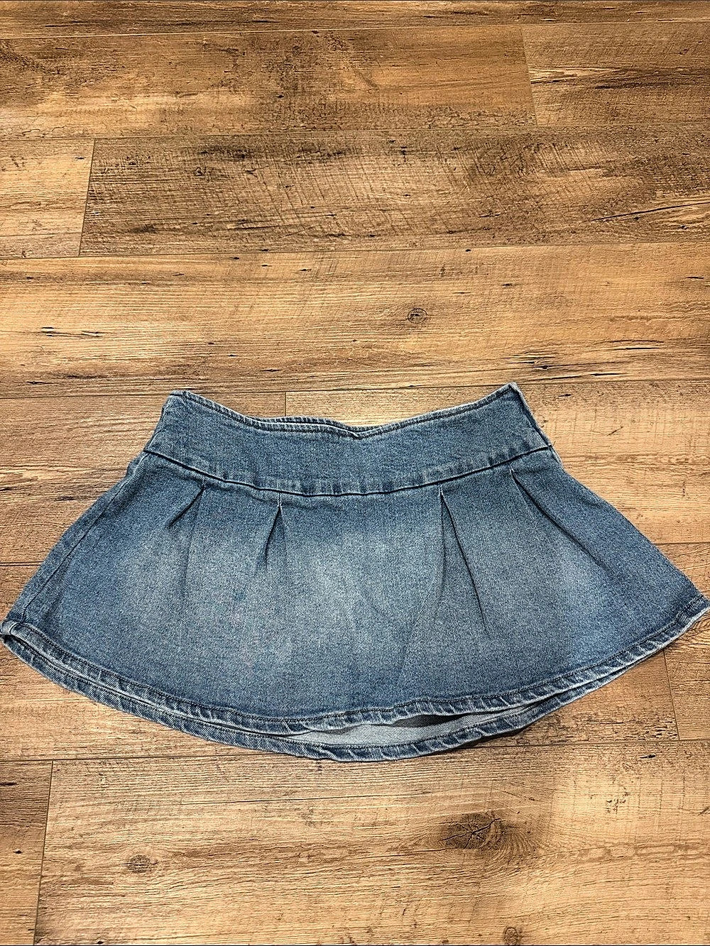 Denim Mini Skort Size Small